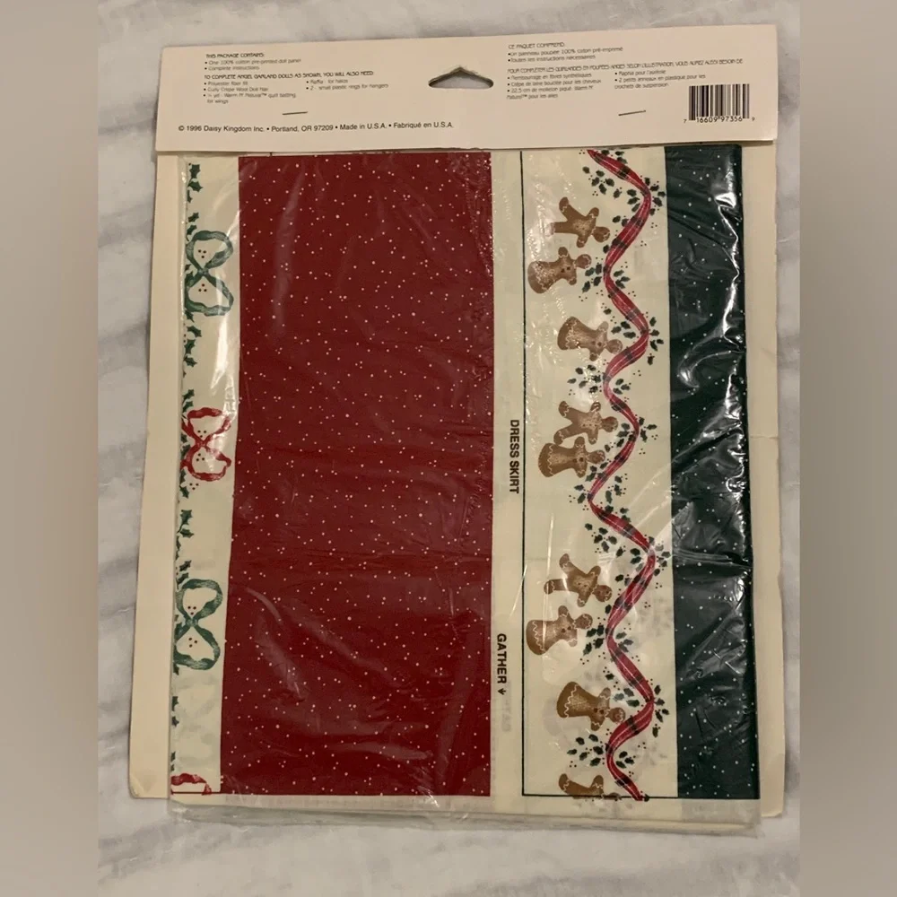🎄NEW VTG Daisy Kingdom Angel Garland Dolls Kit
